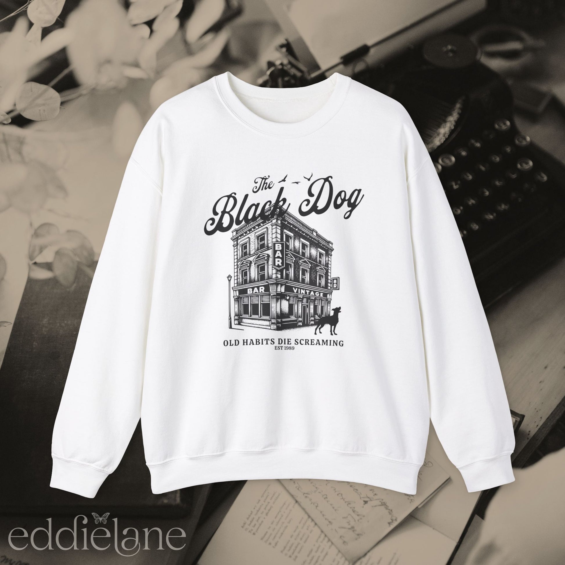 The Vintage Black Dog Sweatshirt