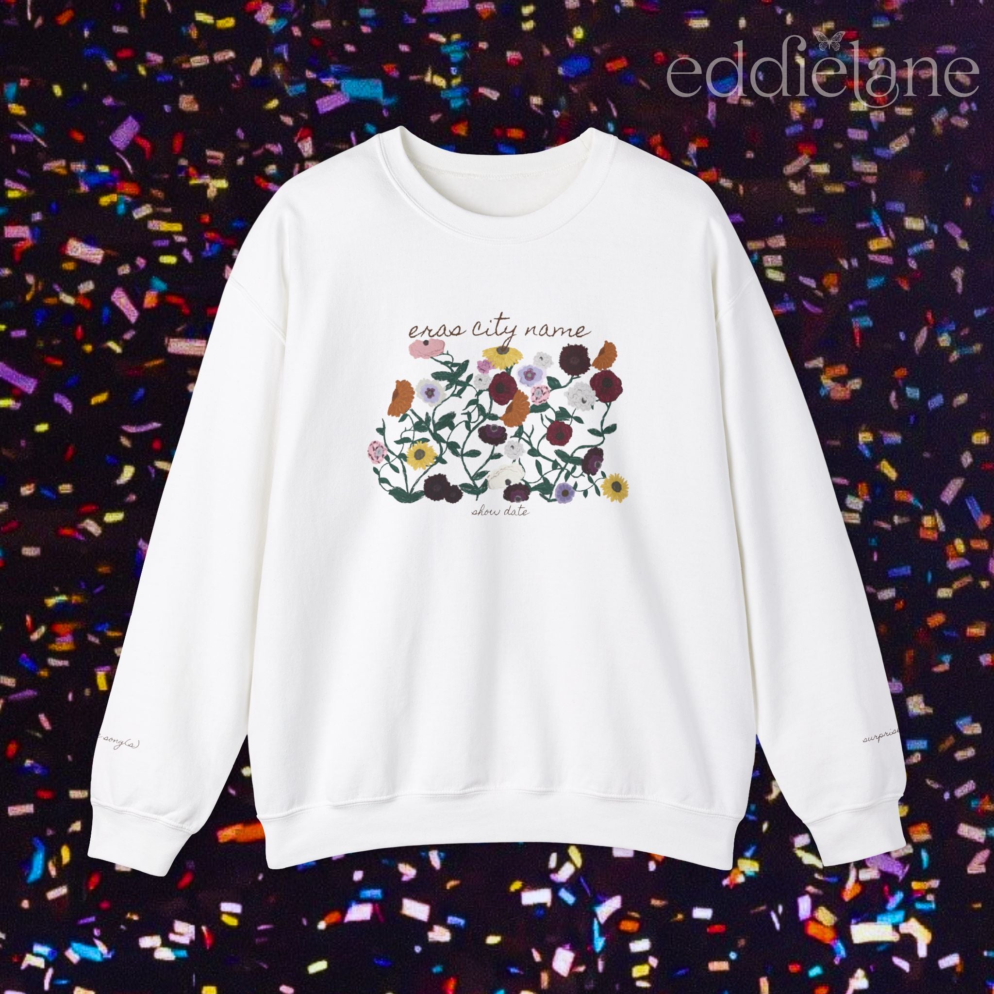 The Personalized Painted Floral Sweatshirt