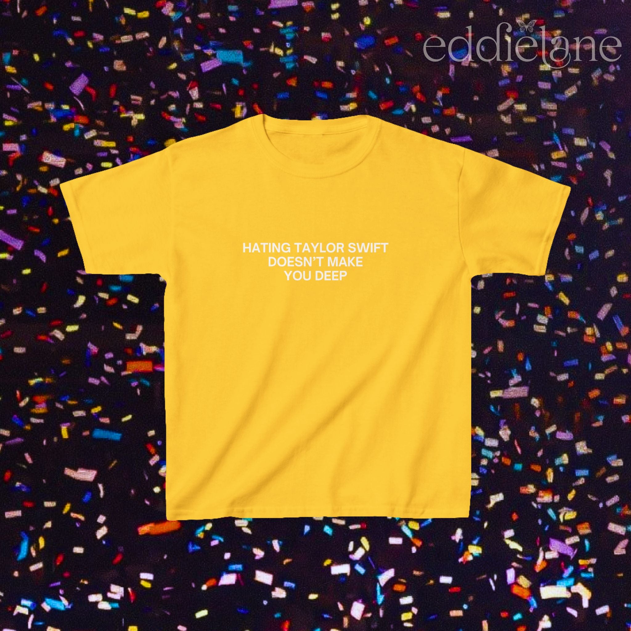 Hating Doesn't Make You Deep Baby Tee