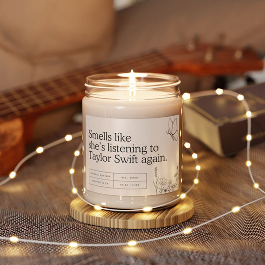 The Smells Like She's Listening To Taylor Again Candle