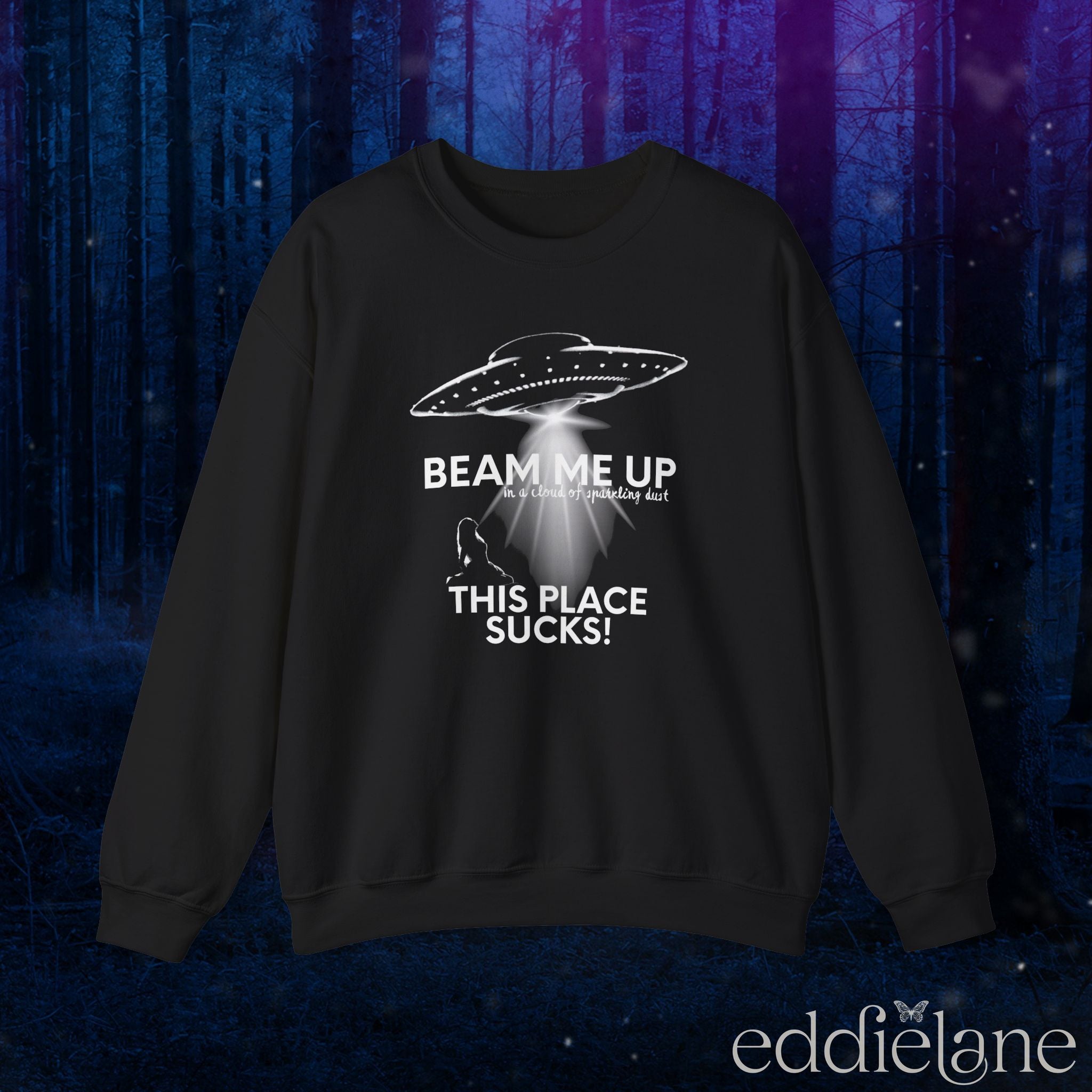 Th Beam Me Up Crewneck