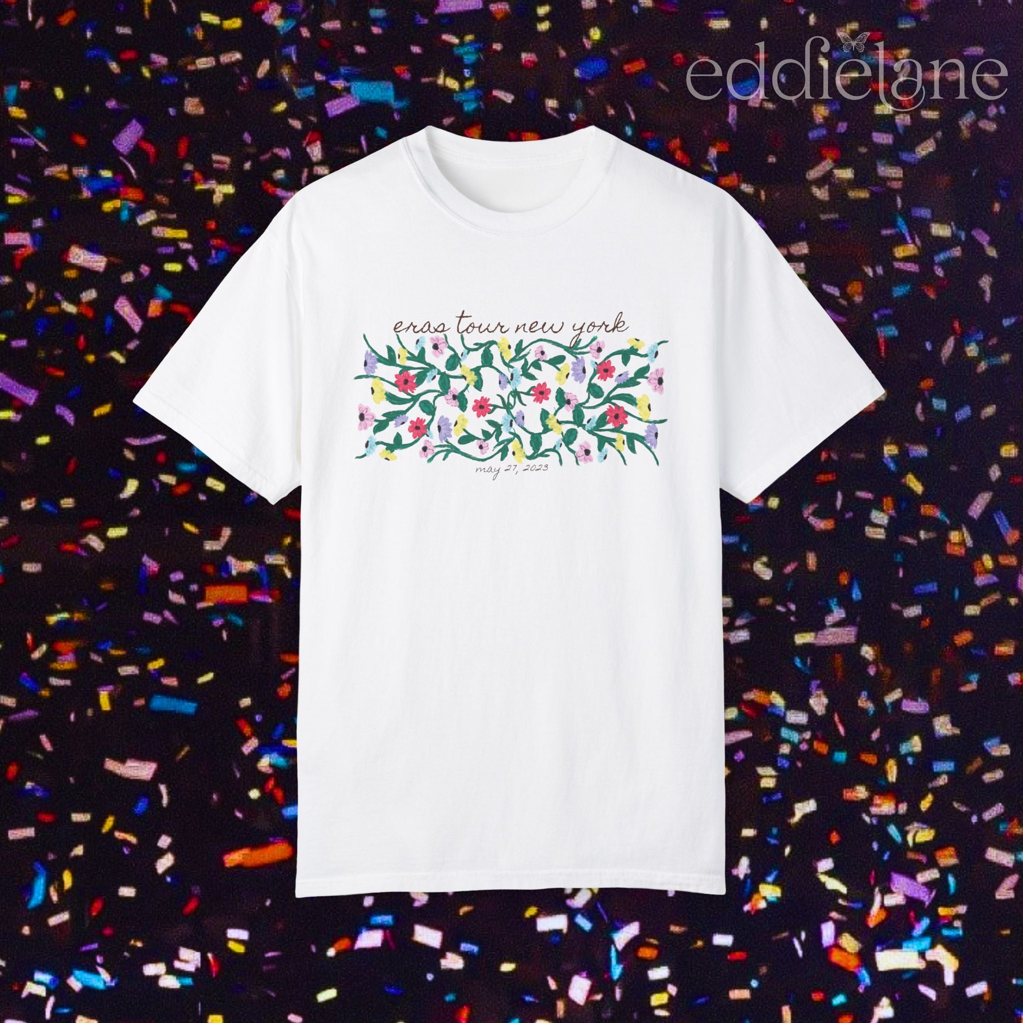 The Personalized Painted Flowers Tee
