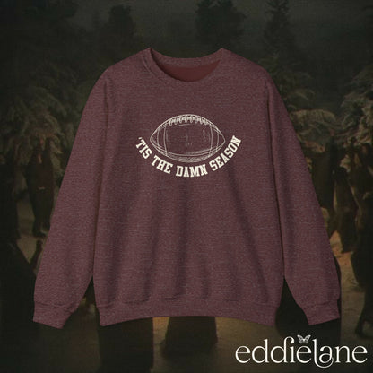 The Simple 'Tis The Damn Football Season Crewneck Sweatshirt