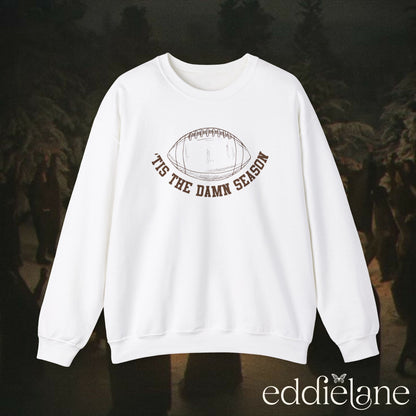 The Simple 'Tis The Damn Football Season Crewneck Sweatshirt