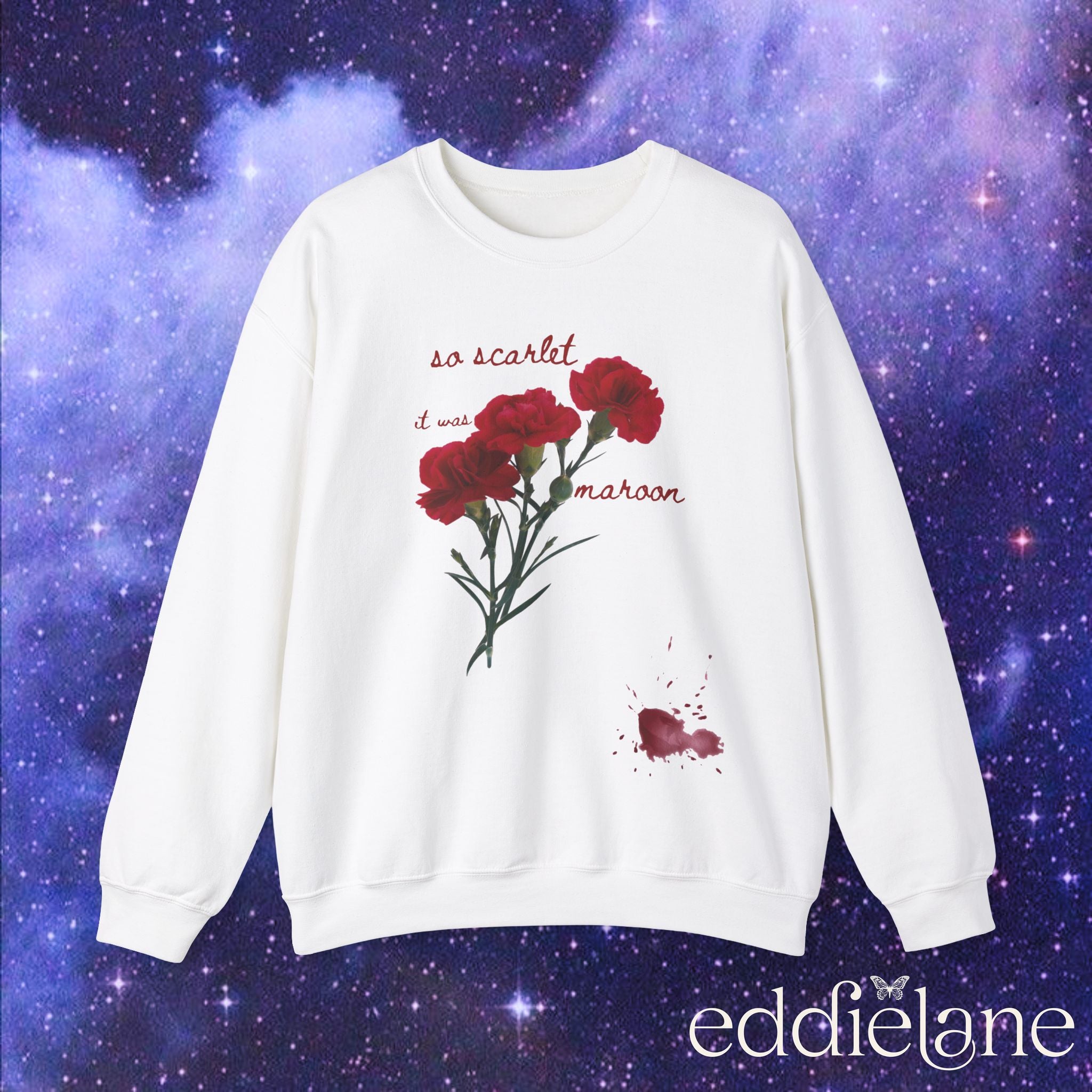 The Floral Wine Stain Sweatshirt