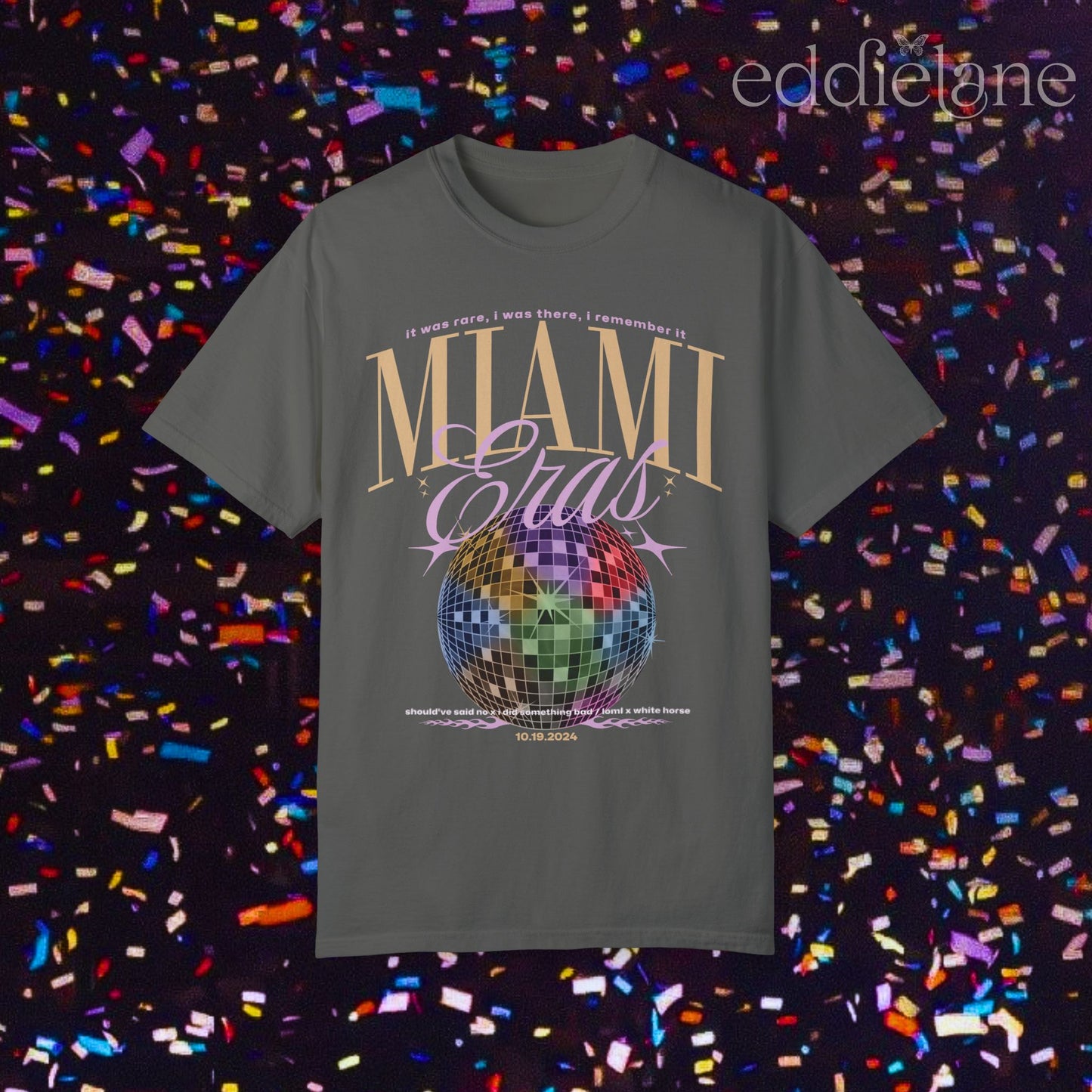 The Miami Night 2 Mirrorball Eras Tee