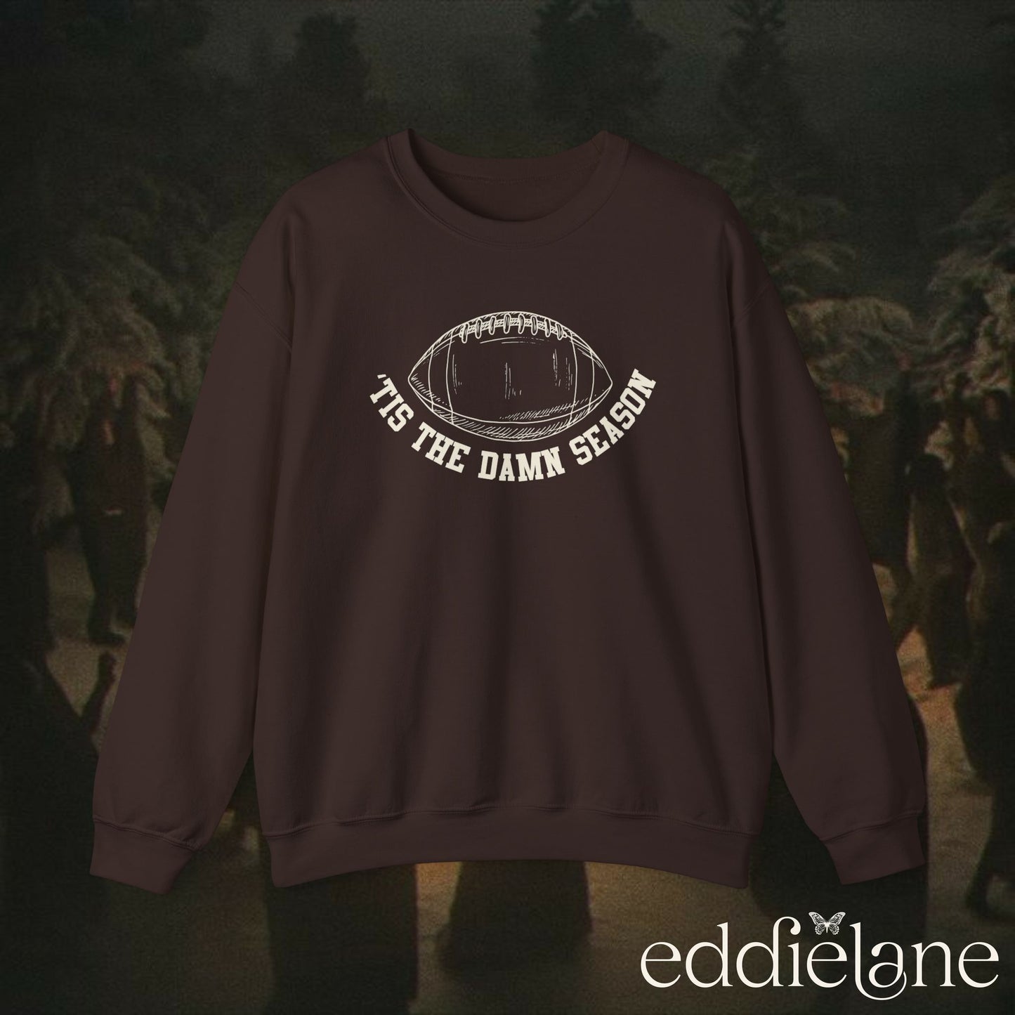 The Simple 'Tis The Damn Football Season Crewneck Sweatshirt