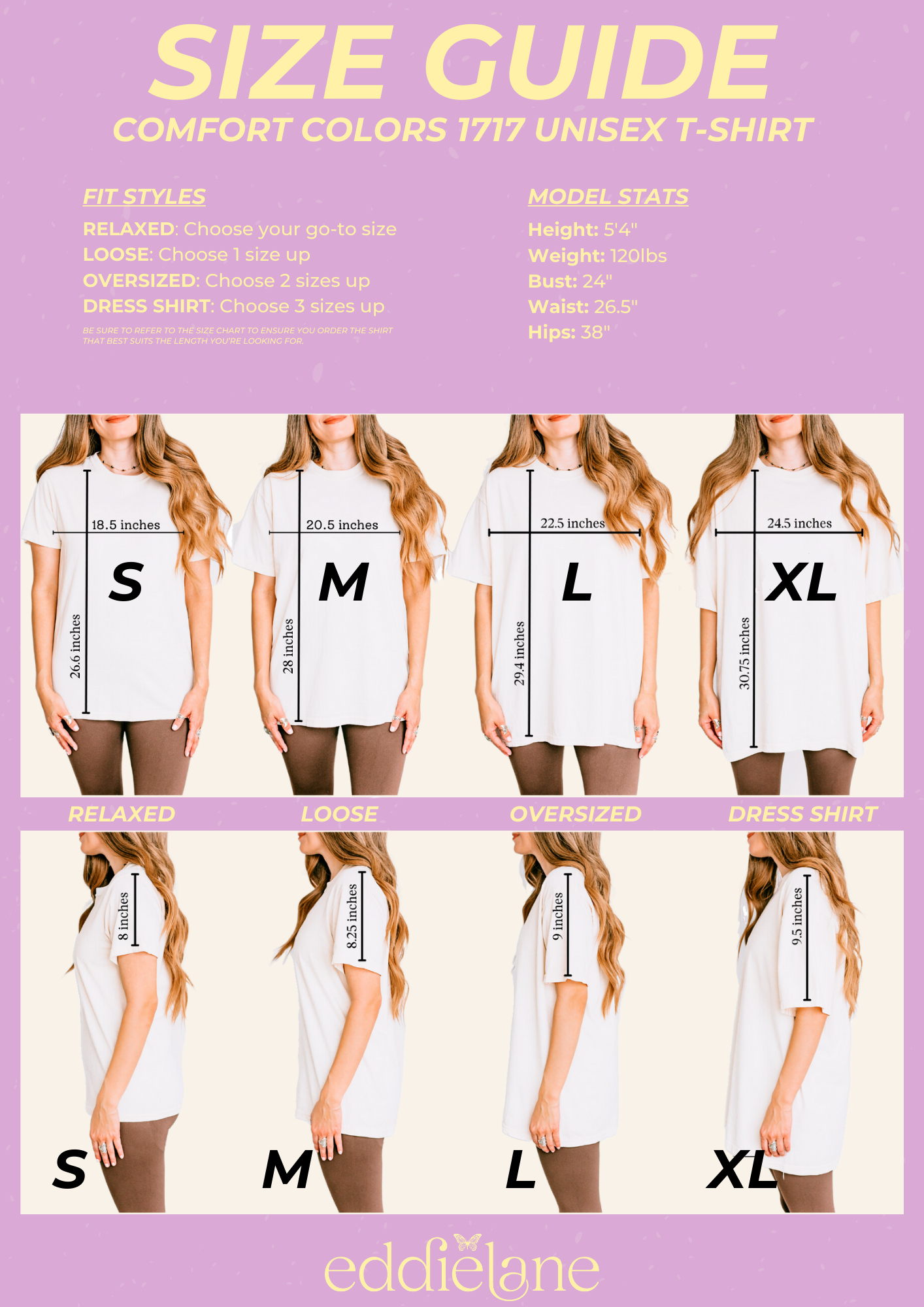 Sizing Charts EddieLane