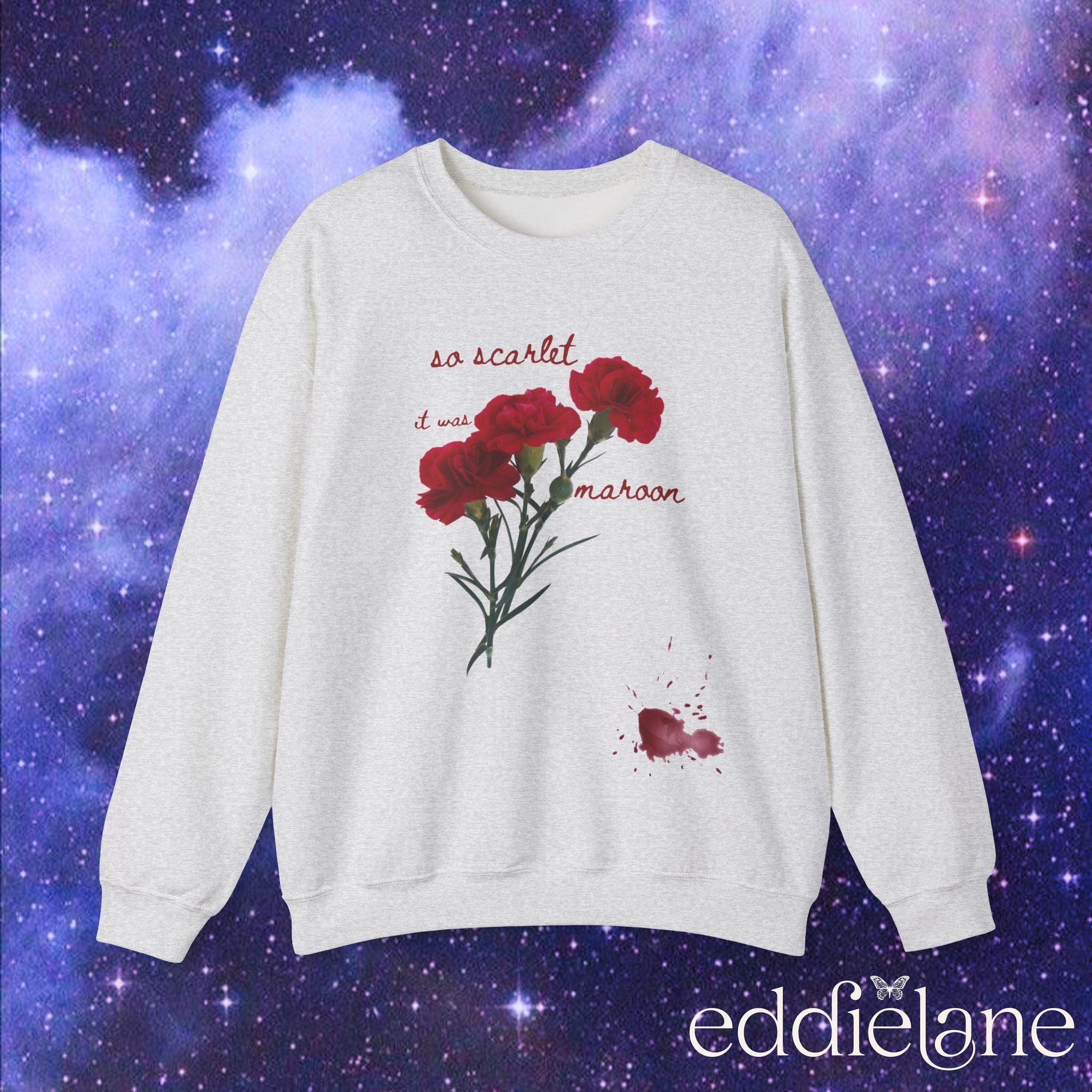 The Floral Wine Stain Sweatshirt