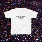 Hating Doesn't Make You Deep Baby Tee