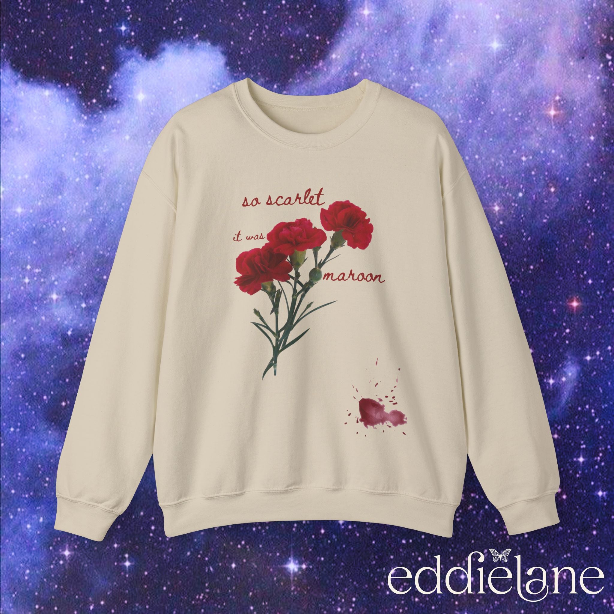 The Floral Wine Stain Sweatshirt