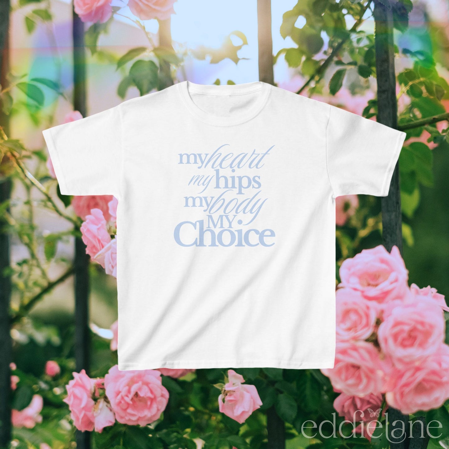 The My Body My Choice Y2K Aesthetic Baby Tee