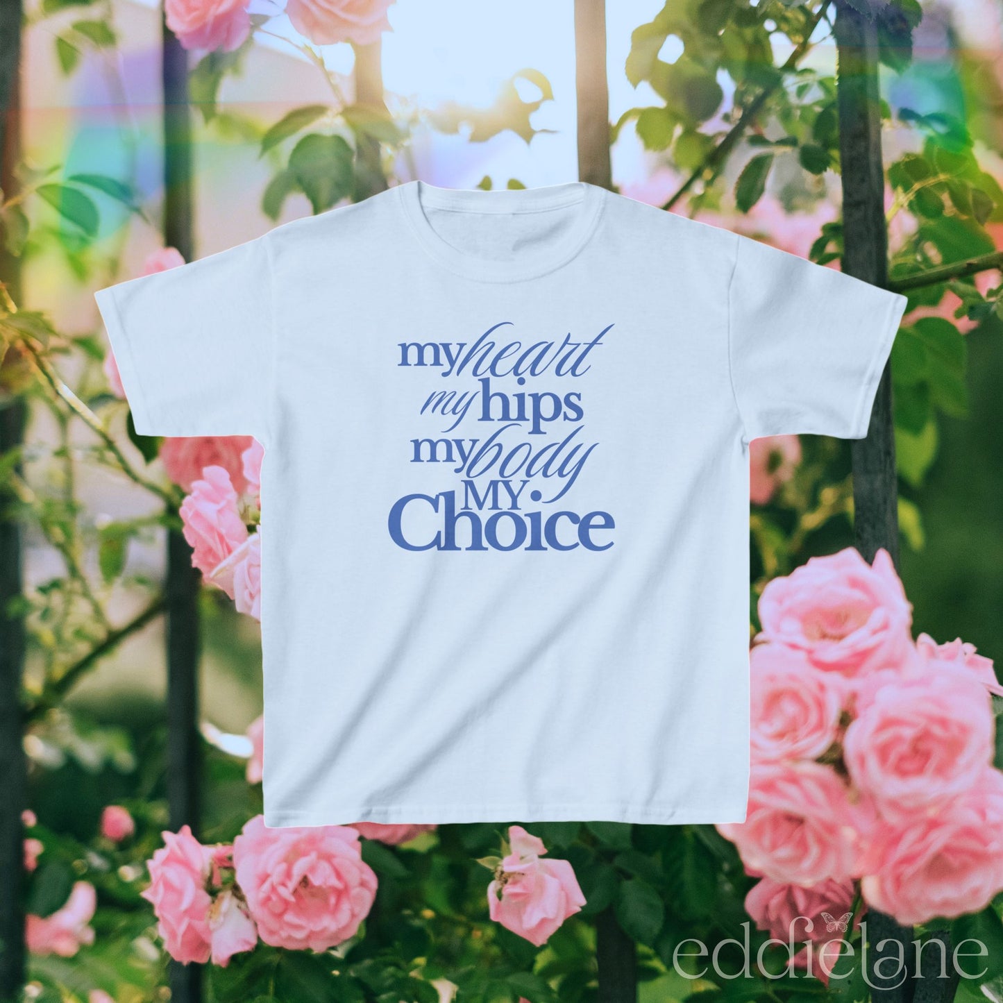 The My Body My Choice Y2K Aesthetic Baby Tee