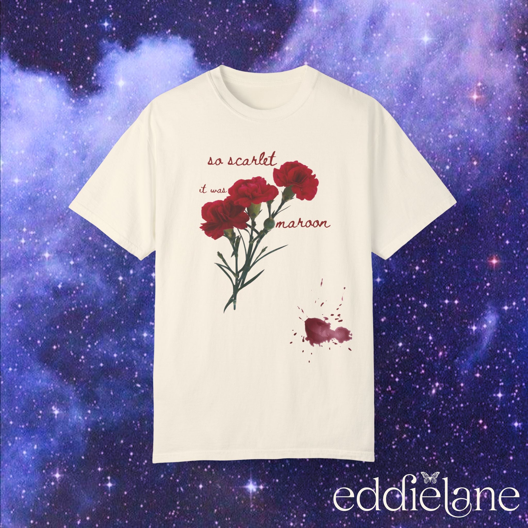 The Floral Wine Stain Tee