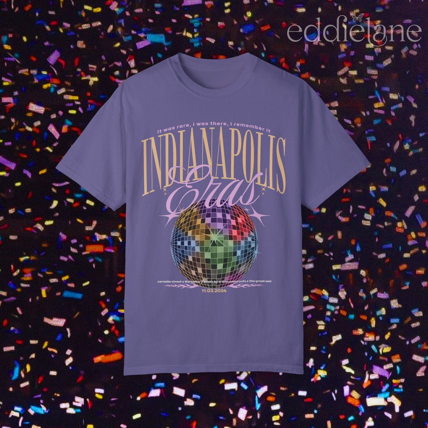 The Indianapolis Night Three Mirrorball Eras Tee