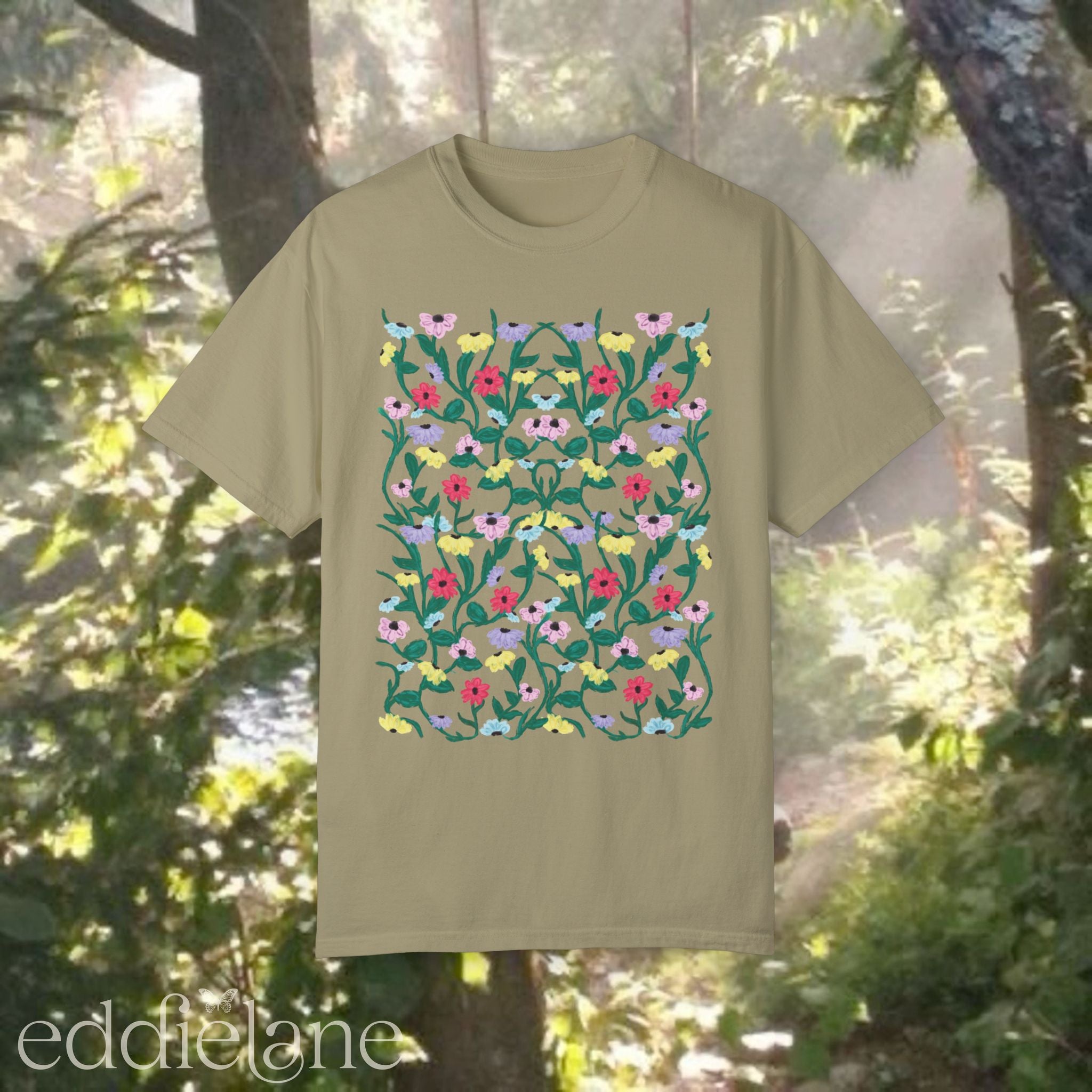 The Painted Flowers Tee