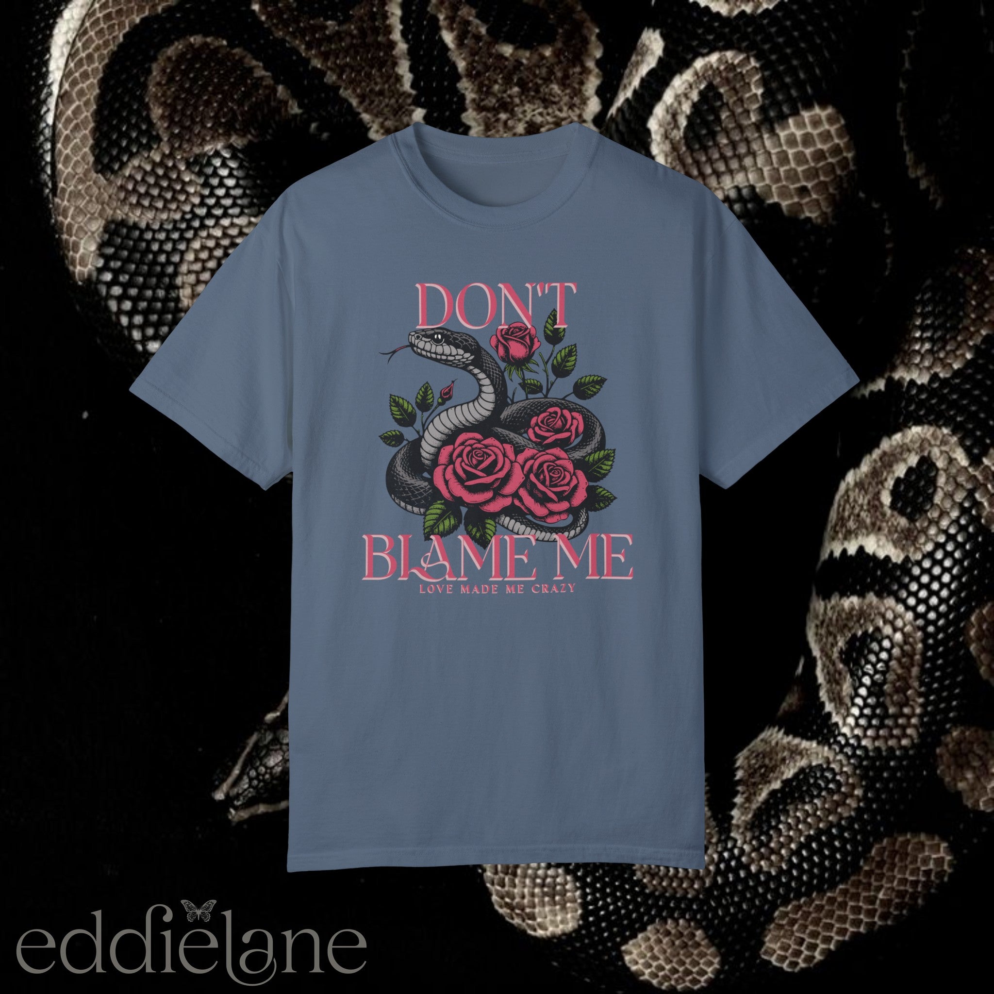 The Snake In The Roses Tee