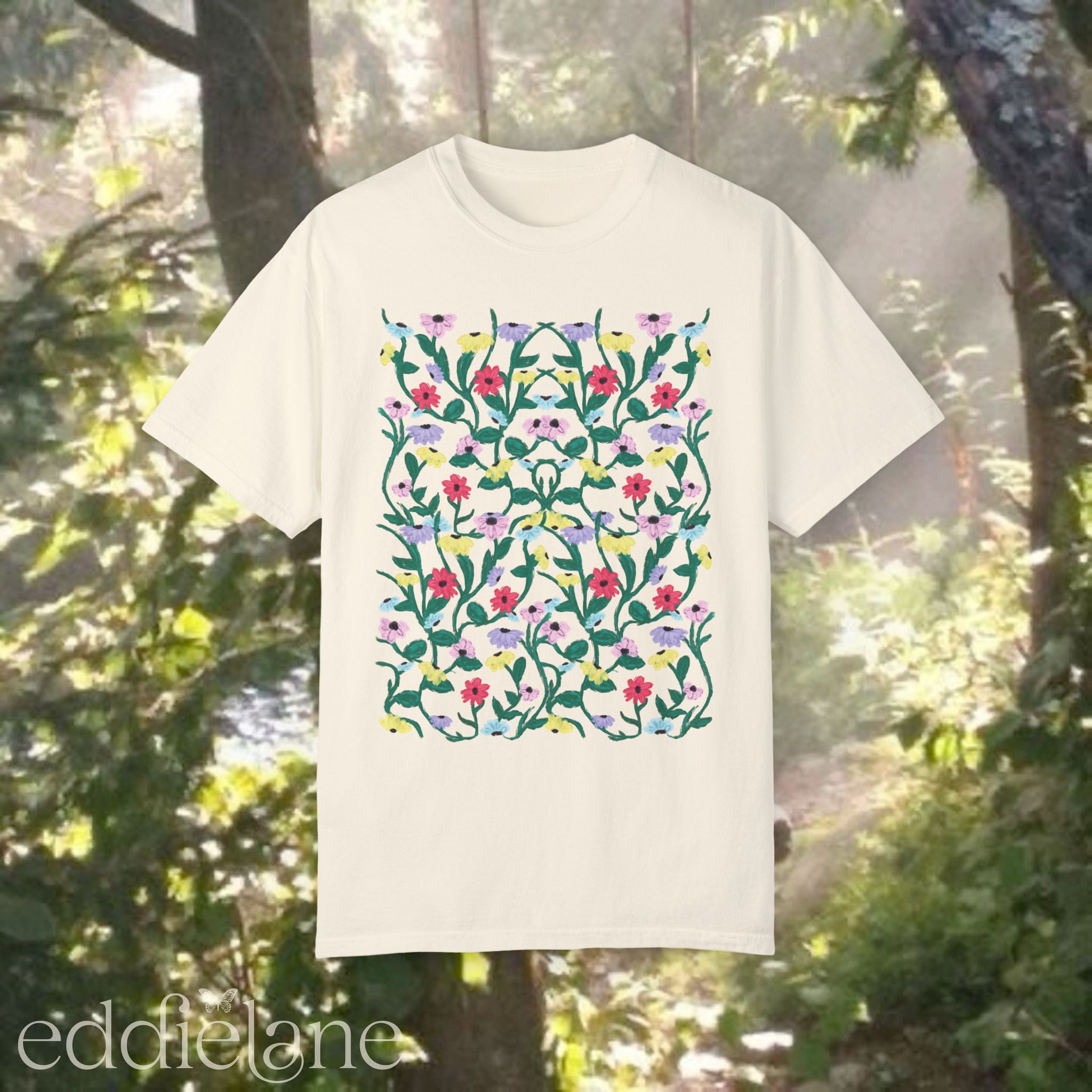 The Painted Flowers Tee