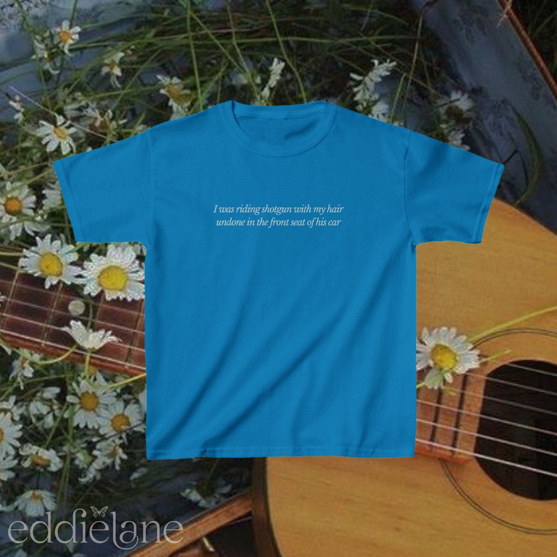 The I Was Riding Shotgun Y2K Aesthetic Baby Tee