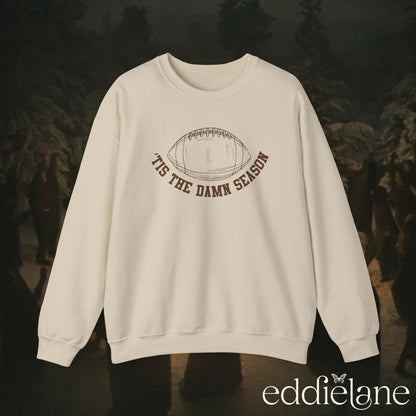 The Simple 'Tis The Damn Football Season Crewneck Sweatshirt