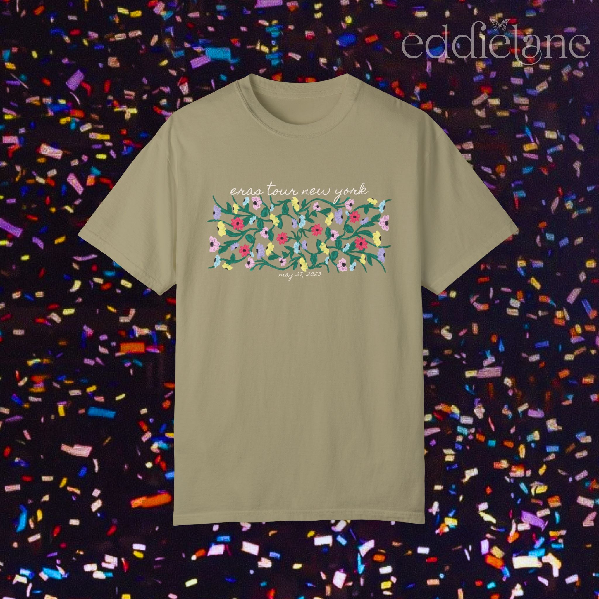 The Personalized Painted Flowers Tee