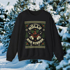 The Holly And Ribbon Ugly Christmas Sweatshirt