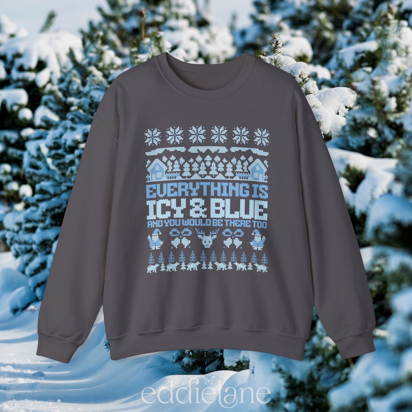 The Icy And Blue Ugly Christmas Sweatshirt