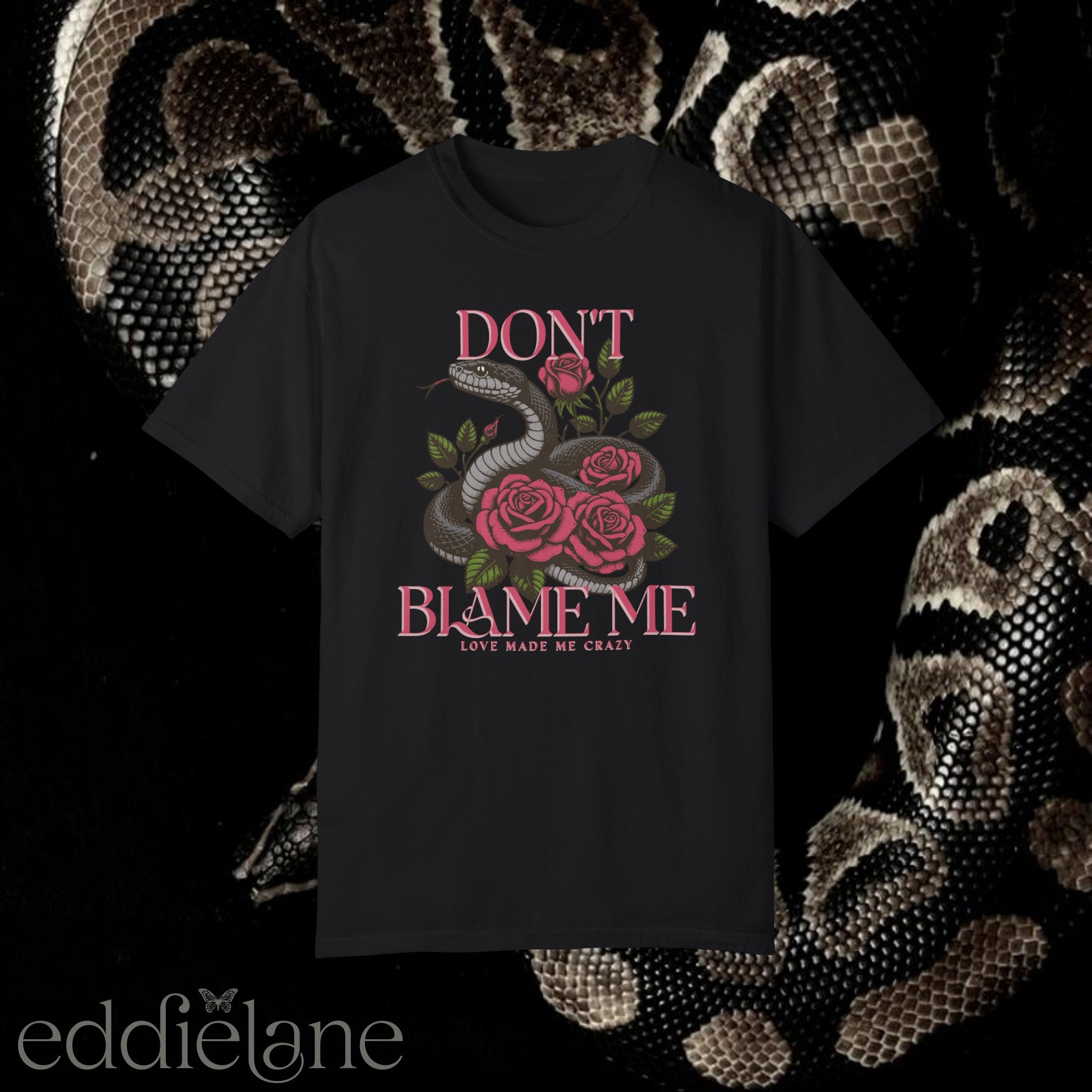 The Snake In The Roses Tee