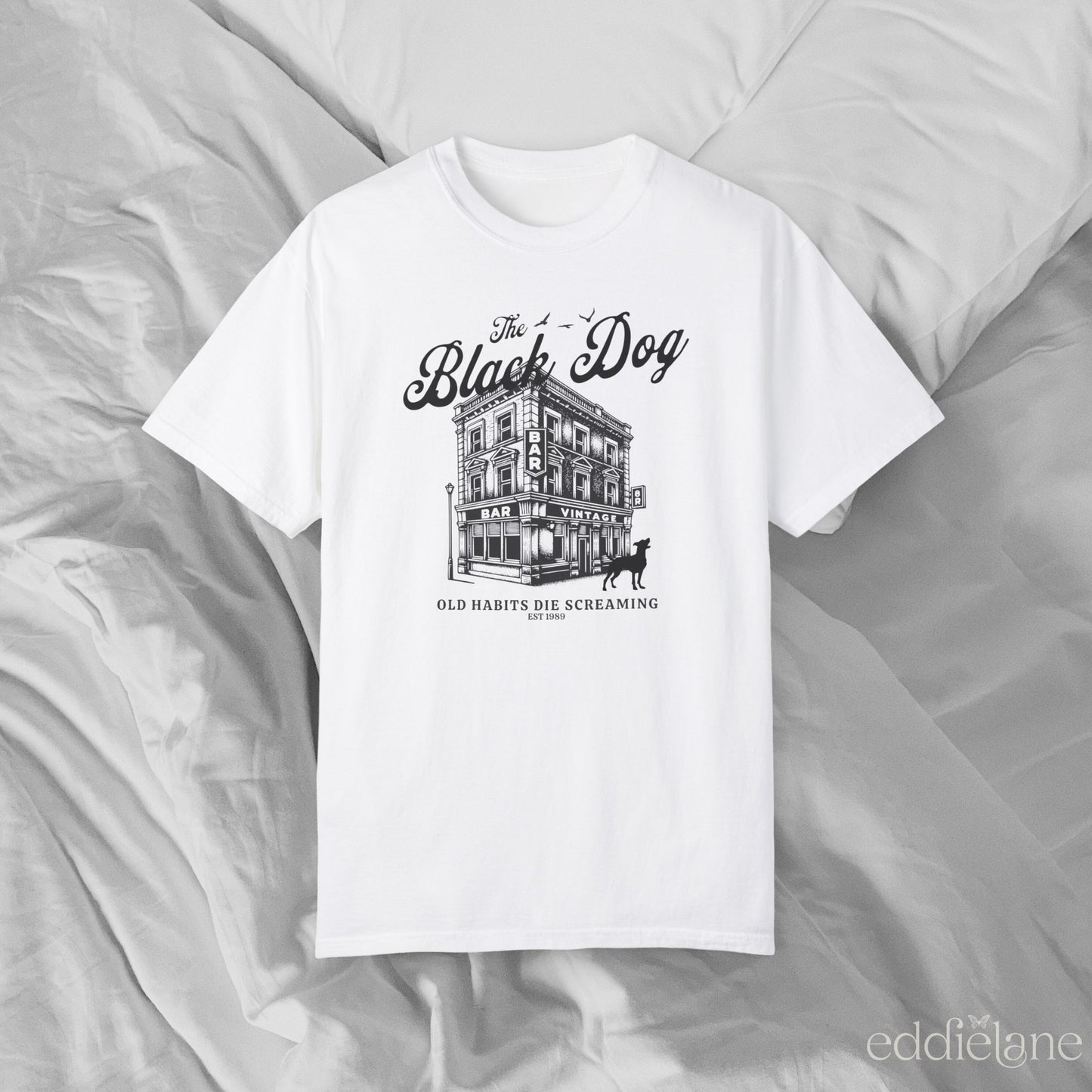 The Vintage Black Dog Tee