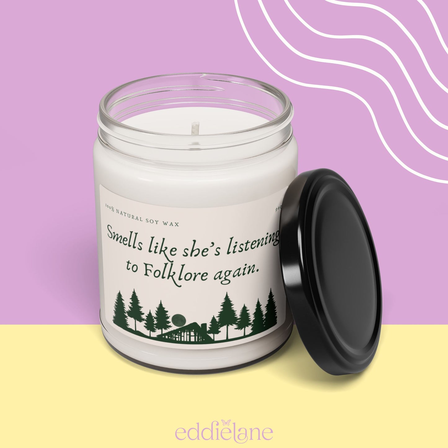 The Smells Like She's Listening To Folklore Again Candle