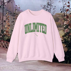 The Green Unlimited Collegiate Sweatshirt