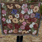 The Pressed Floral Woven Blanket