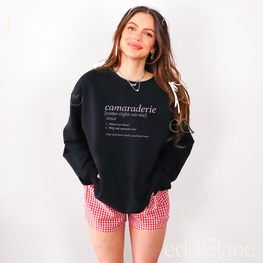 The Camaraderie Definition Crewneck Sweatshirt