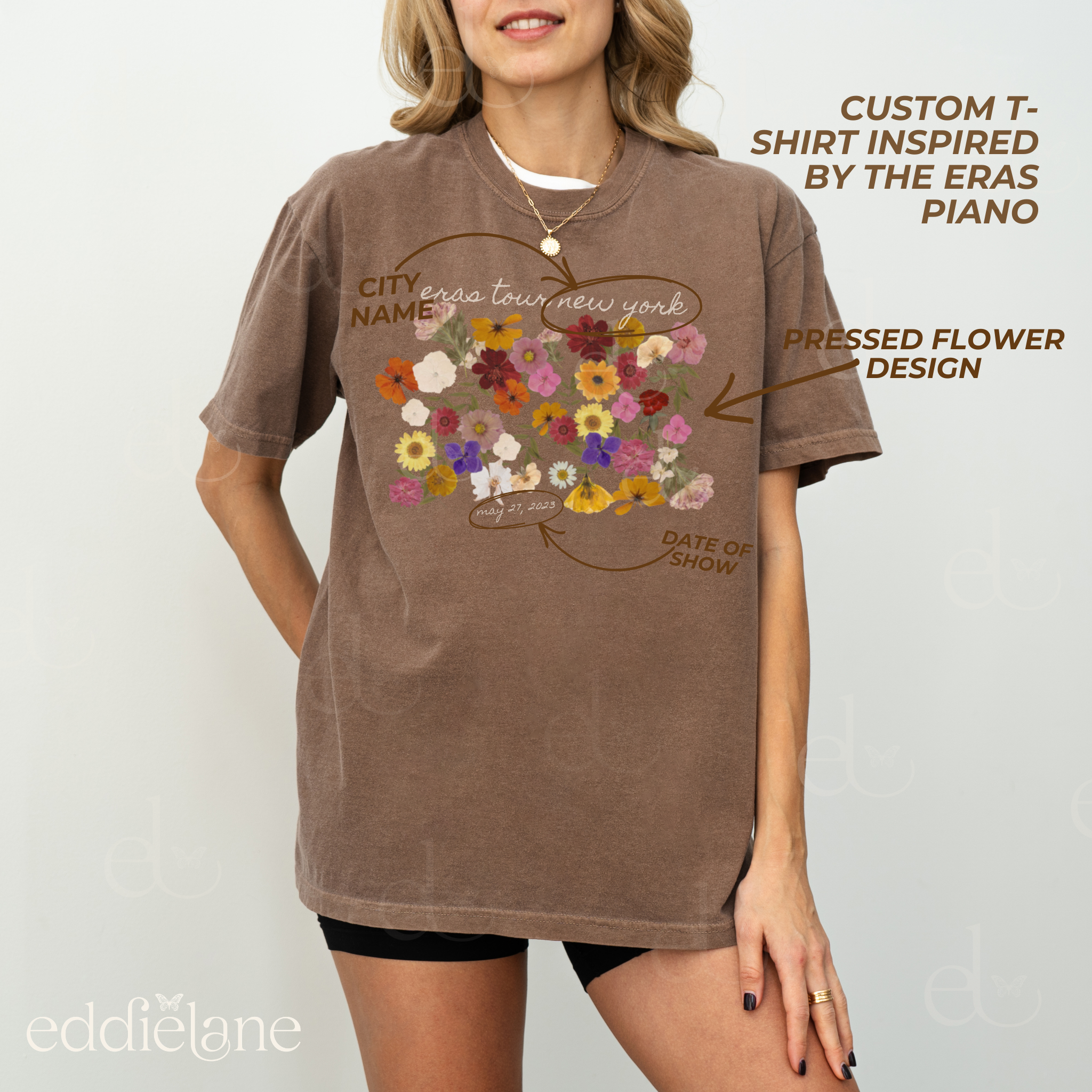 The Personalized Pressed Flowers Tee