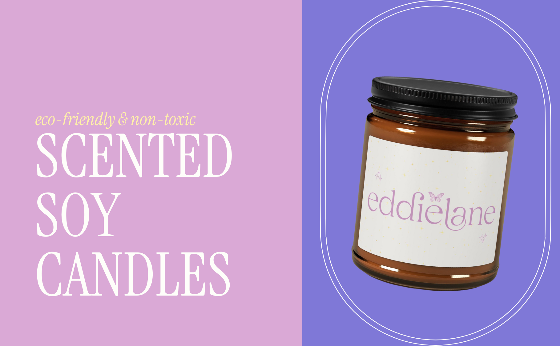 The Painted Flowers Candle
