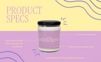 The Painted Flowers Candle