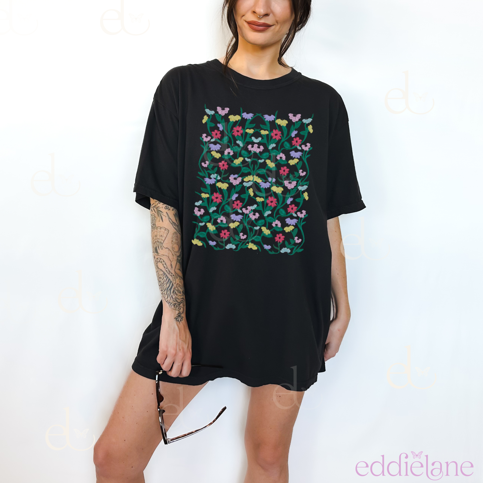 The Painted Flowers Tee