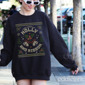The Holly And Ribbon Ugly Christmas Sweatshirt