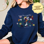 The Personalized Painted Floral Sweatshirt