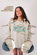 The Personalized Painted Flowers Sweatshirt