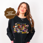 The Personalized Pressed Flowers Sweatshirt