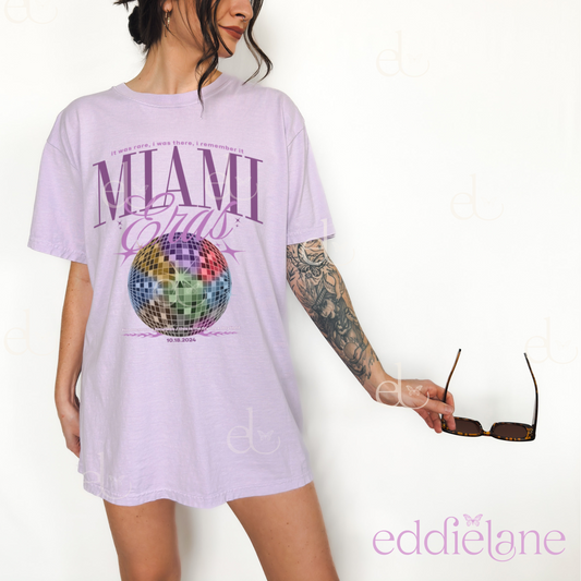 The Miami Night 1 Mirrorball Eras Tee