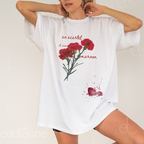 The Floral Wine Stain Tee