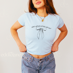The Who's Afraid Baby Tee