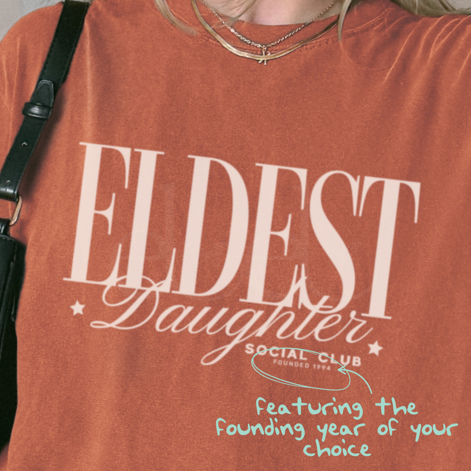 The Custom Eldest Daughter Social Club Tee
